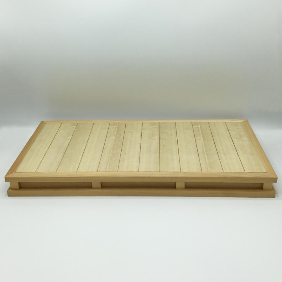 飾り台 木製 和風 おしゃれ 数量限定品 白木舞台 二人立 48cm 飾り台 木製 和風 おしゃれ 数量限定品 白木舞台 二人立 48cm