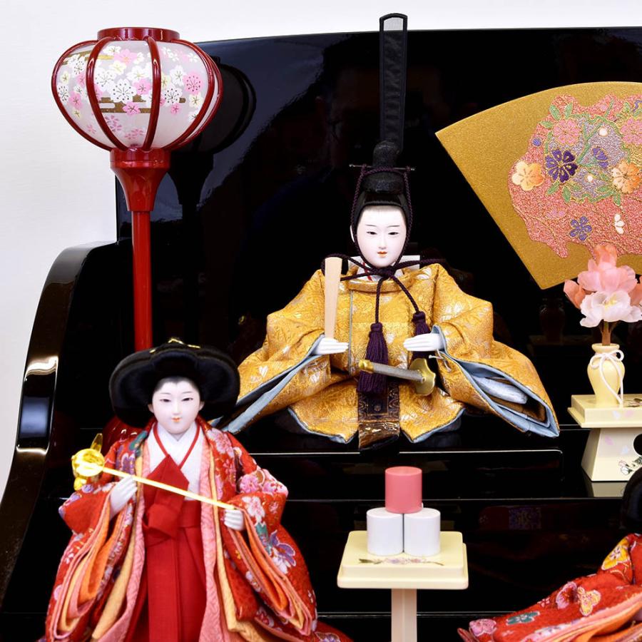雛人形 コンパクト 3段飾り 5人飾り ひな人形 三段飾り 五人飾り ミニ