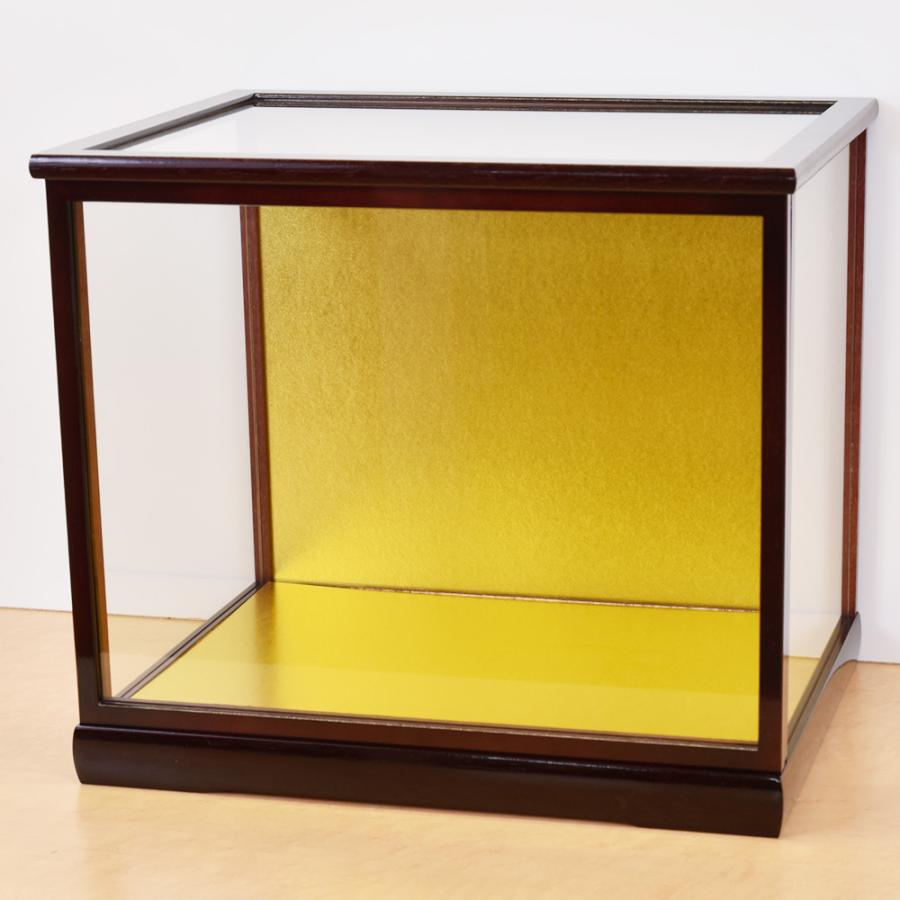 人形ケース ガラス人形ケース 幅 間口36奥行27高30cm(ガラス寸法）内