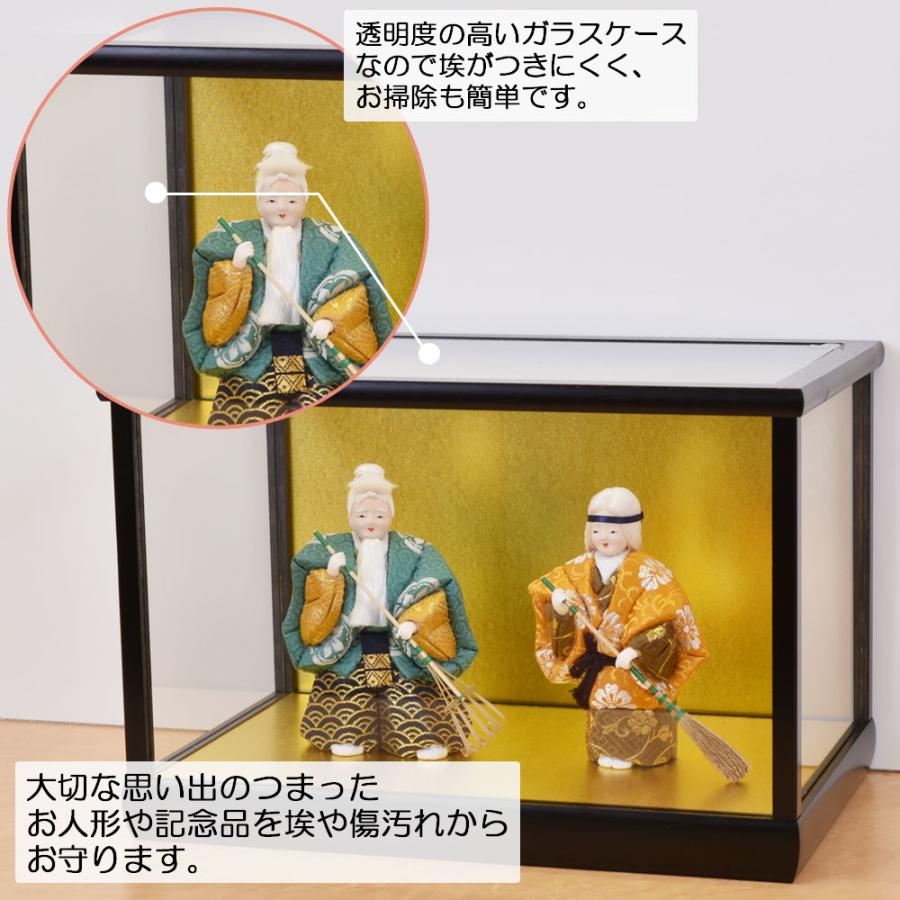 人形ケース ガラス人形ケース 幅 間口30奥行20高18cm(ガラス寸法）内