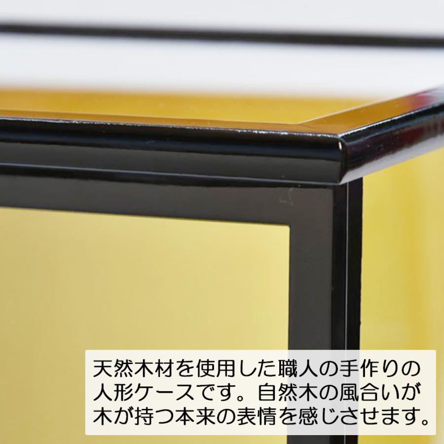 人形ケース ガラス人形ケース 幅 間口36奥行30高55cm(ガラス寸法）内
