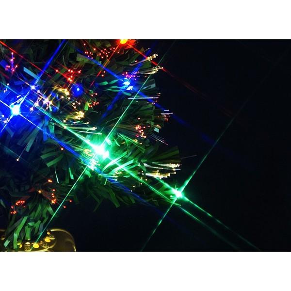 美品 クリスマスツリー グリーンファイバーツリー150cm（マルチLED30球付） 【MYK3286571322】(17080円)
