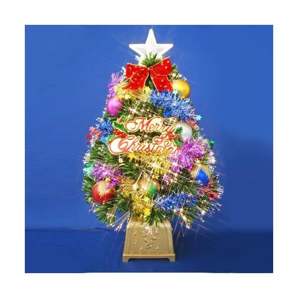 クリスマスツリー　ファイバーツリー 60cmグリーンファイバーツリーセット12