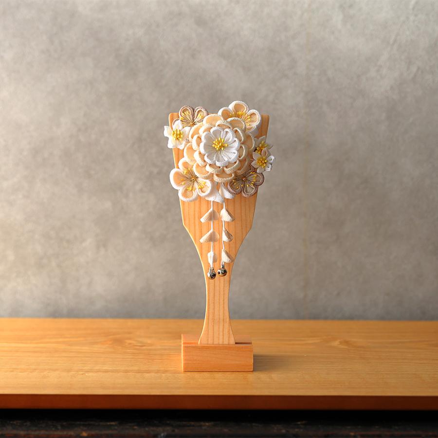 専用　羽子板　初正月　ひな祭り　厄除け　つまみ細工　鞠　和玉　ちりめん 羽子板 つまみ細工 単品 初正月 7号 (高さ25cm) コンパクト 花飾り
