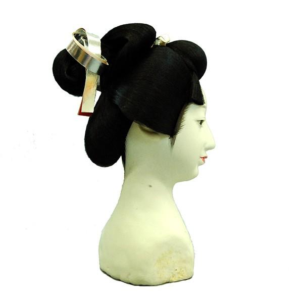 日本人形頭 顔 手芸品 部品 尺三 芸者 丸びん(上)_2