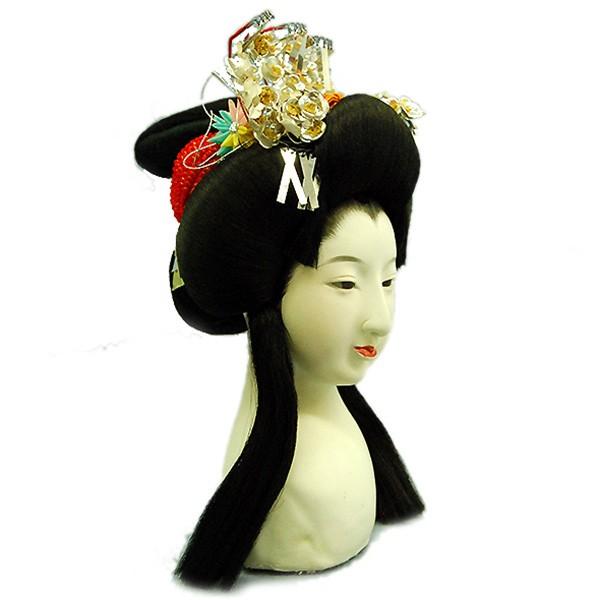日本人形頭 顔 手芸品 部品 尺五 姫 頭師小宮映峯_1