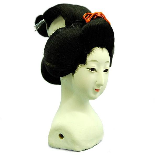 日本人形頭 顔 手芸品 部品 8寸 姫 (上)_1