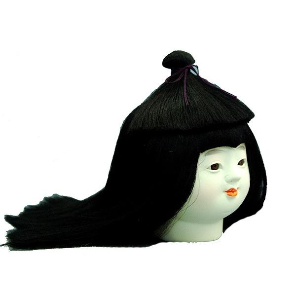 日本人形頭 顔 手芸品 部品 七寸 おぼこ (大) 男_1