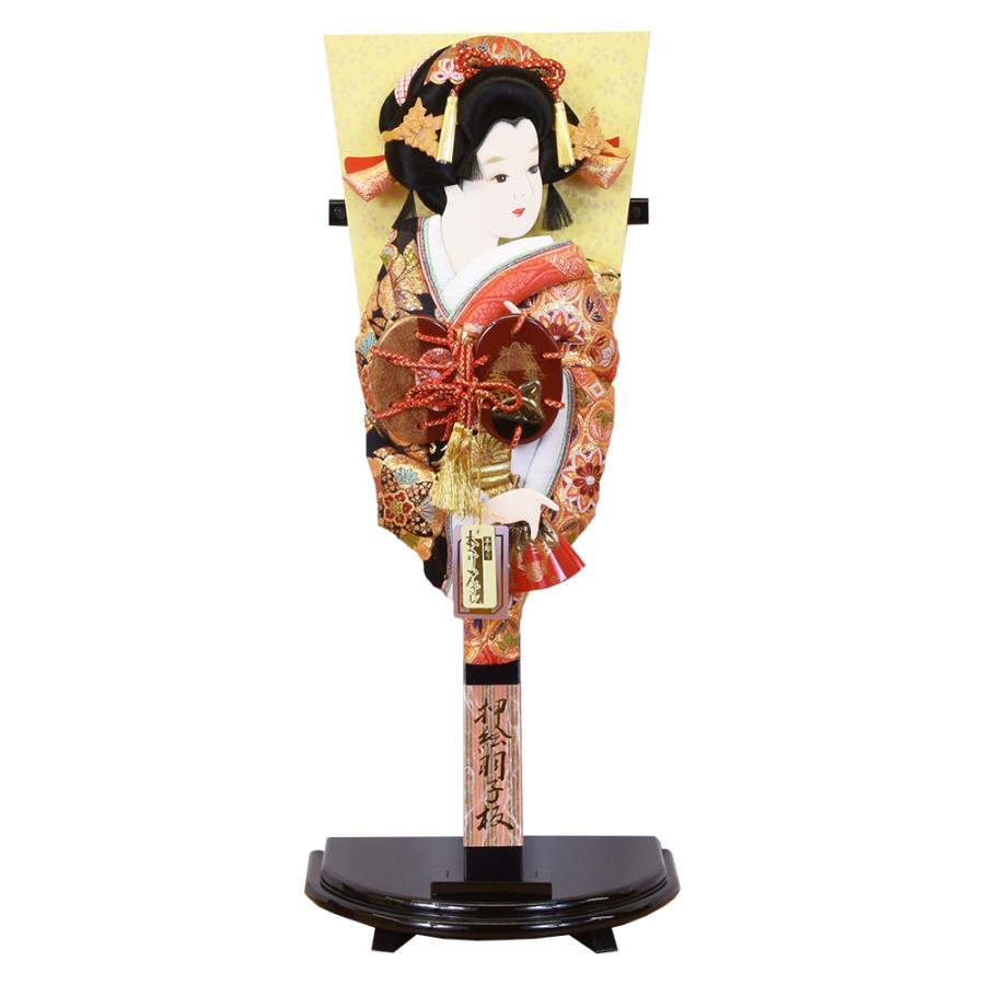 押絵羽子板飾 本仕立正絹 歓喜 平安春峰 伝統工芸品 縁起物