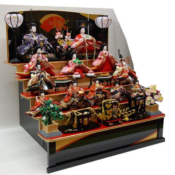 雛人形 ひな人形12人五段飾り 雛人形12人5段 内裏雛格安価格