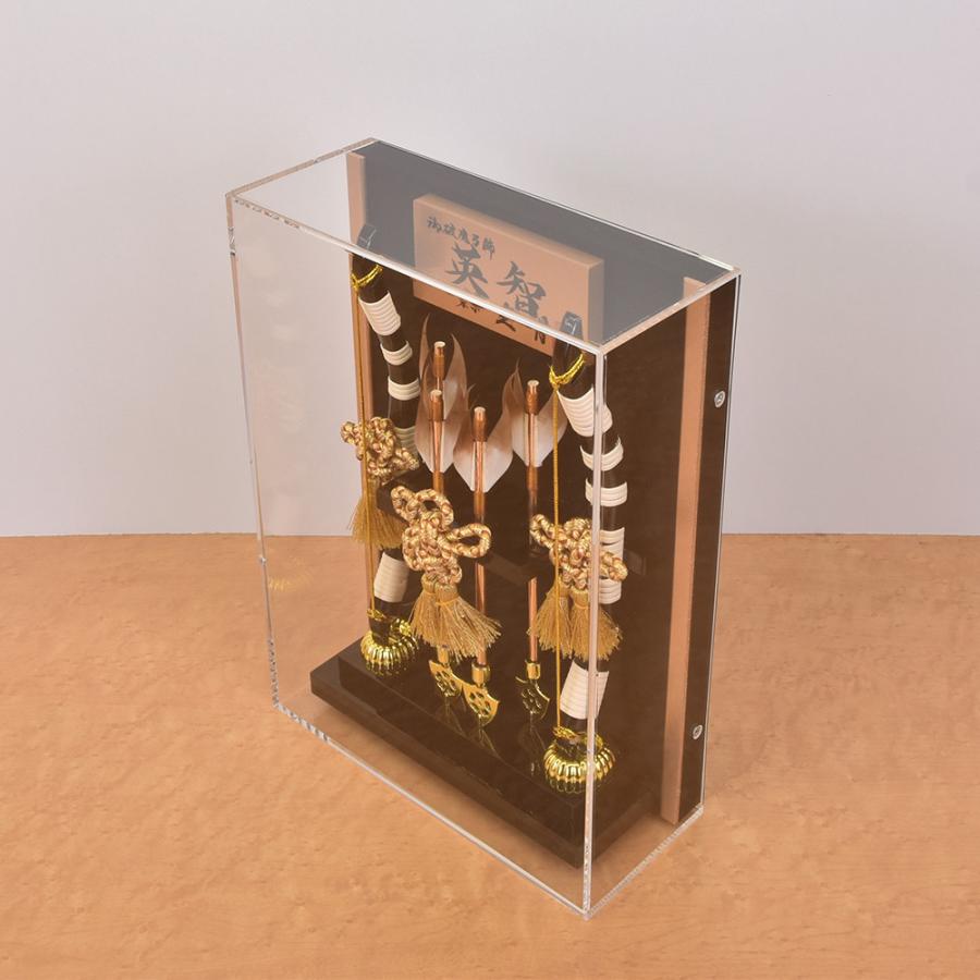 久月 破魔弓 壁掛け 破魔矢飾り 10号 英知 コンパクト お祝い アクリル