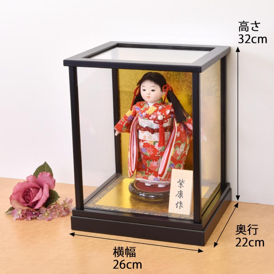 市松人形 コンパクト ケース飾り いちまつ 童 なごみ 特価 5号 ケース