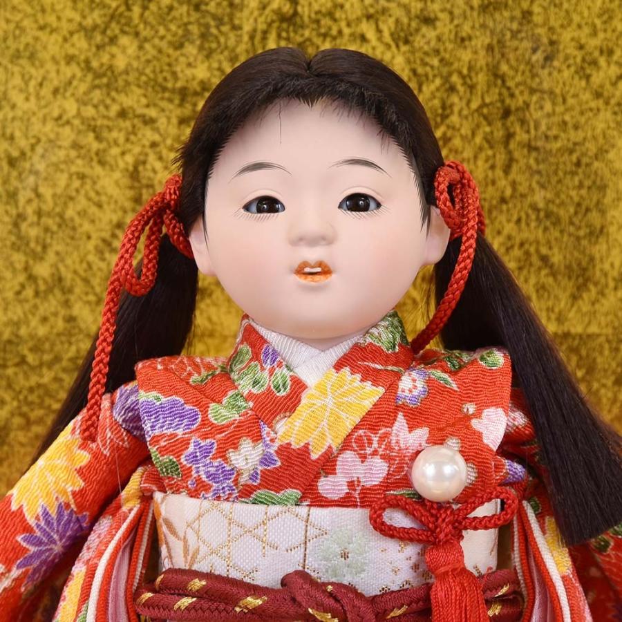 市松人形 コンパクト ケース飾り いちまつ 童 なごみ 特価 5号 ケース