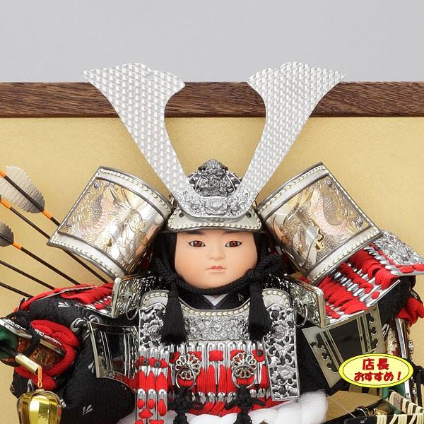 五月人形 鎧兜 子供大将平飾り コンパクト 収納 端午の節句 初節句 り 甲冑 人形屋 歴女 格安 人気 ５月人形 こどもの日 taisyou70-89 五月人形 taisyou70-89