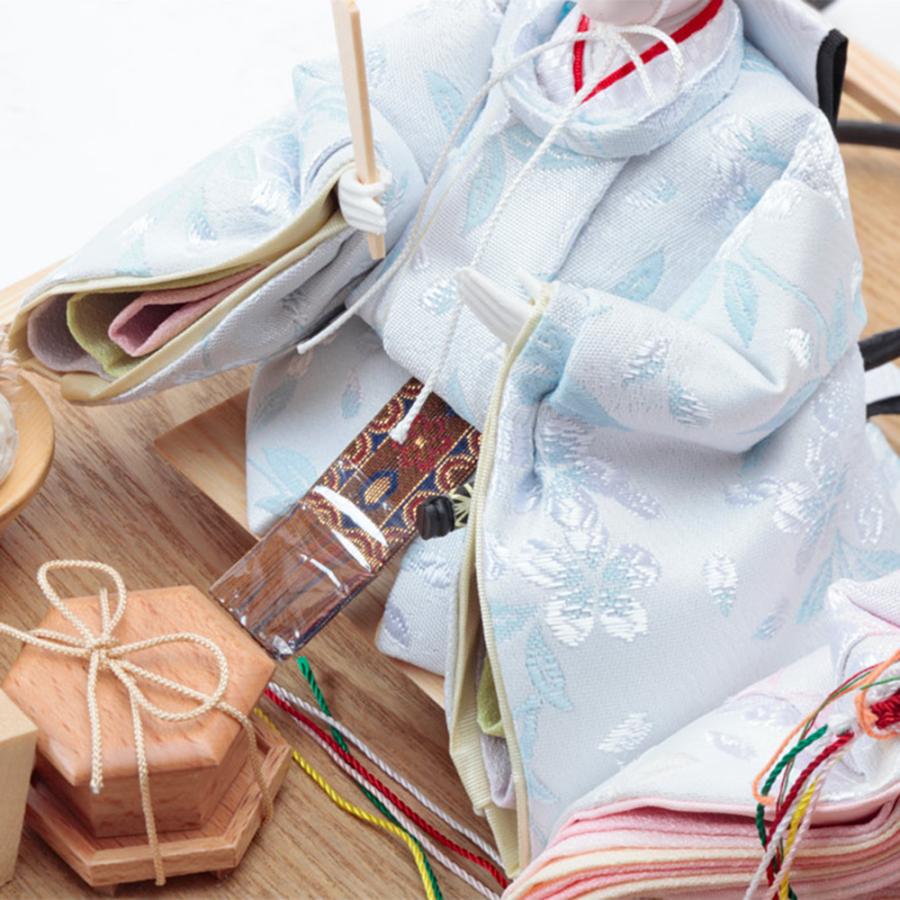 東京久月　雛人形親王飾り白木アクリルケース・間口約５０×奥行約３０×高さ約３７㎝ hnq-68021_0.jpg