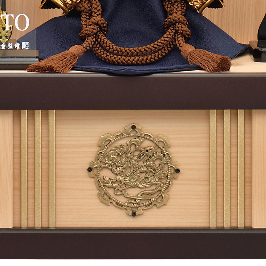 五月人形 伊達 コンパクト 収納飾り 兜飾り 木目 兜 木 7号 かぶとミニ 黒金伊達兜 kabuto モダン 可愛い おしゃれ 小さい 5月人形 2025 sn2548-7_7