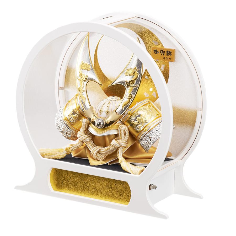 五月人形 5月人形 兜飾り ケース飾り 山城 白 おしゃれ お洒落 かっこいい コンパクト 5nami21 215 748 鯉のぼり販売店 通販ひな人形web 通販 Yahoo ショッピング