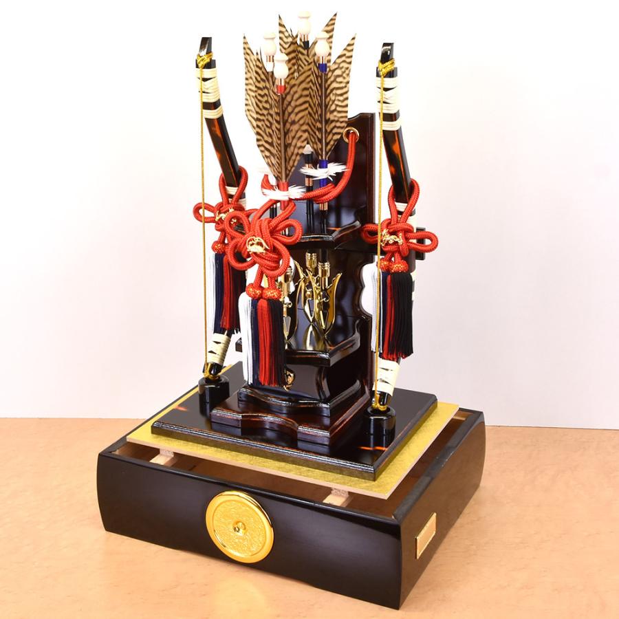 久月 破魔弓 お祝い 10号 四神面取 初正月飾り 魔除け おしゃれ 破魔矢