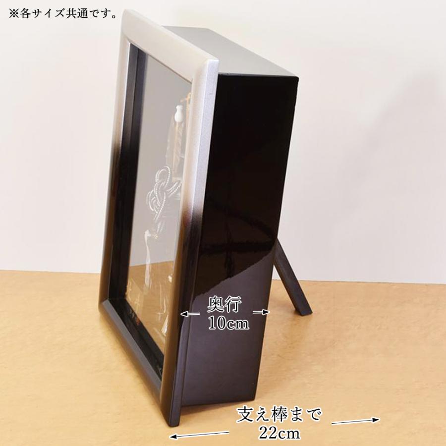 東京久月　破魔弓　コンパクトガラスケース８号・間口約２２×奥行約１８×高約３７㎝ 破魔弓 おしゃれ お祝い 8号 額飾り 選べるタイプ 破魔矢飾り