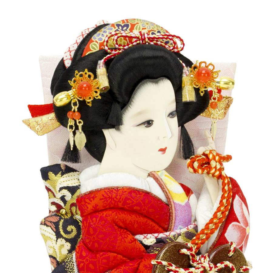 羽子板 単品 コンパクト かわいい おしゃれ 8号 (高さ約26cm) 初正月