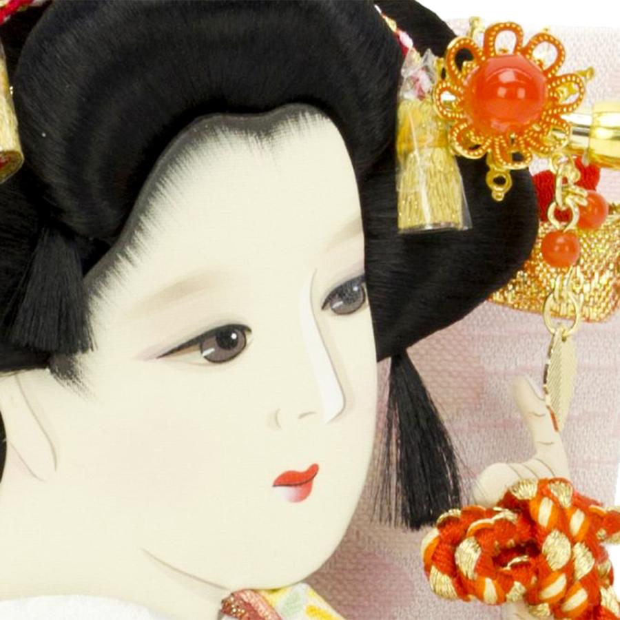 羽子板 単品 コンパクト かわいい おしゃれ 8号 (高さ約26cm) 初正月
