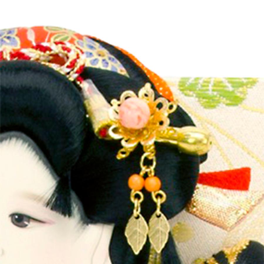 羽子板 単品 コンパクト かわいい おしゃれ 10号 (高さ約34cm) 初正月飾り モダン ミニ 羽子板飾り 押絵羽子板 振袖 帯地 麗華 10号 道成寺 1014-10-522 2026_3