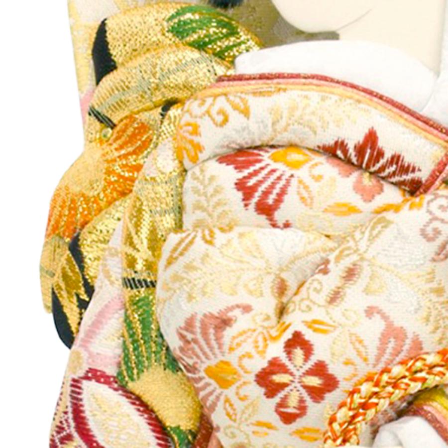 羽子板 単品 コンパクト かわいい おしゃれ 10号 (高さ約34cm) 初正月飾り モダン ミニ 羽子板飾り 押絵羽子板 振袖 帯地 麗華 10号 道成寺 1014-10-522 2026_5