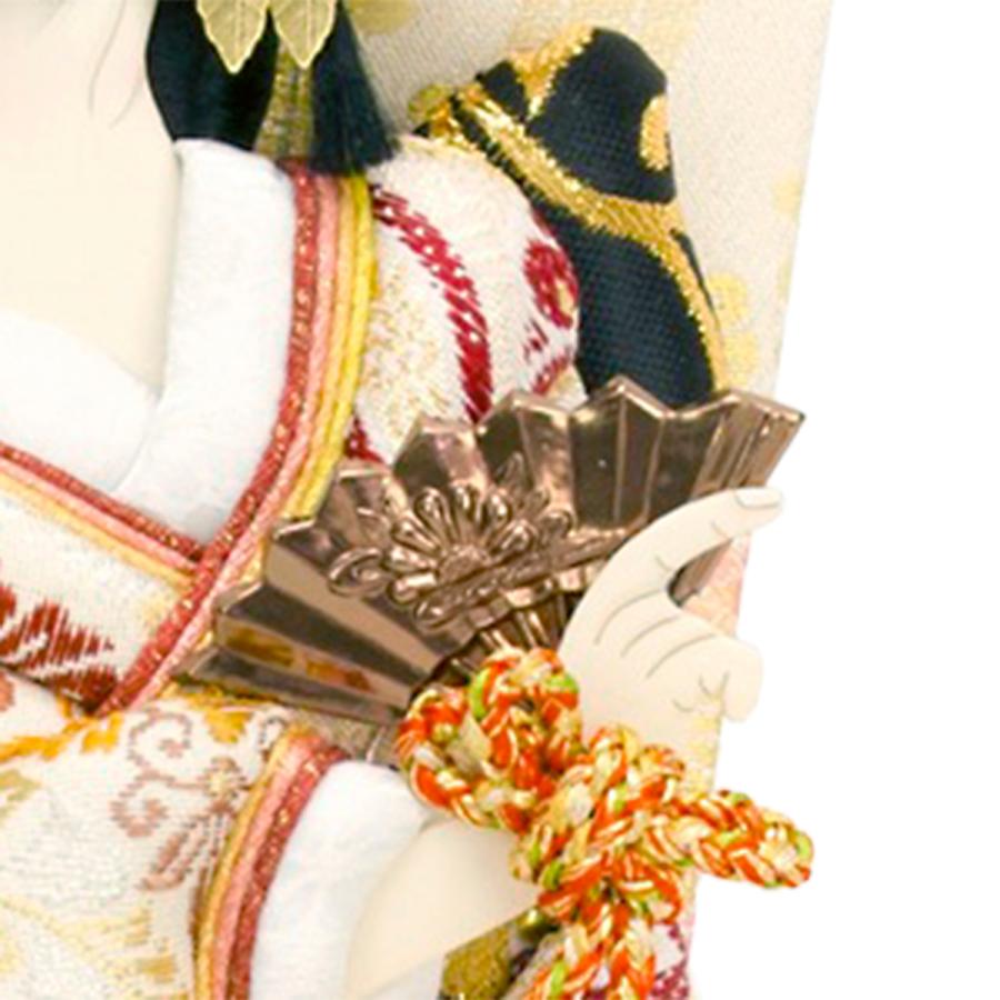羽子板 単品 コンパクト かわいい おしゃれ 10号 (高さ約34cm) 初正月飾り モダン ミニ 羽子板飾り 押絵羽子板 振袖 帯地 麗華 10号 道成寺 1014-10-522 2026_6