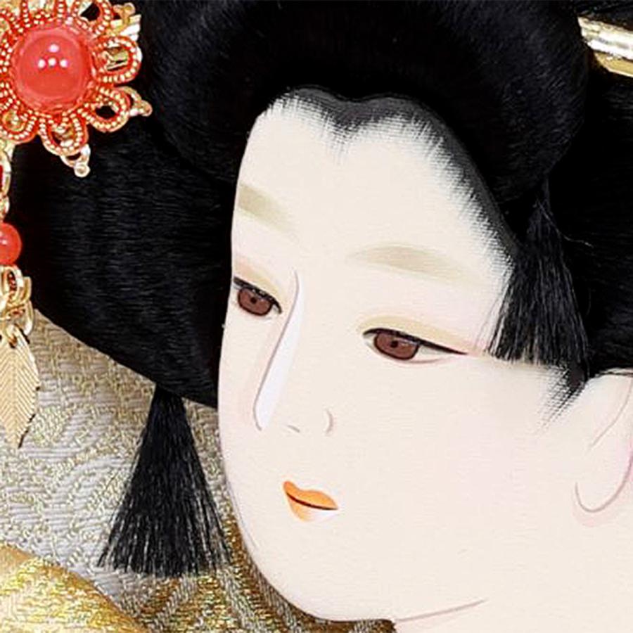羽子板 単品 コンパクト かわいい おしゃれ 10号 (高さ約34cm) 初正月飾り モダン ミニ 羽子板飾り 押絵羽子板 振袖 帯地 澪 10号 道成寺 1014-10-742 2026_4
