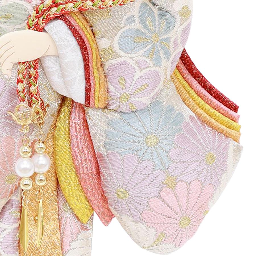 羽子板 単品 コンパクト かわいい おしゃれ 10号 (高さ約34cm) 初正月飾り モダン ミニ 羽子板飾り 押絵羽子板 振袖 帯地 澪 10号 道成寺 1014-10-742 2026_7