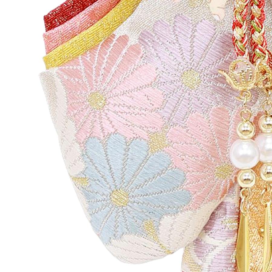 羽子板 単品 コンパクト かわいい おしゃれ 10号 (高さ約34cm) 初正月飾り モダン ミニ 羽子板飾り 押絵羽子板 振袖 帯地 澪 10号 道成寺 1014-10-742 2026_8