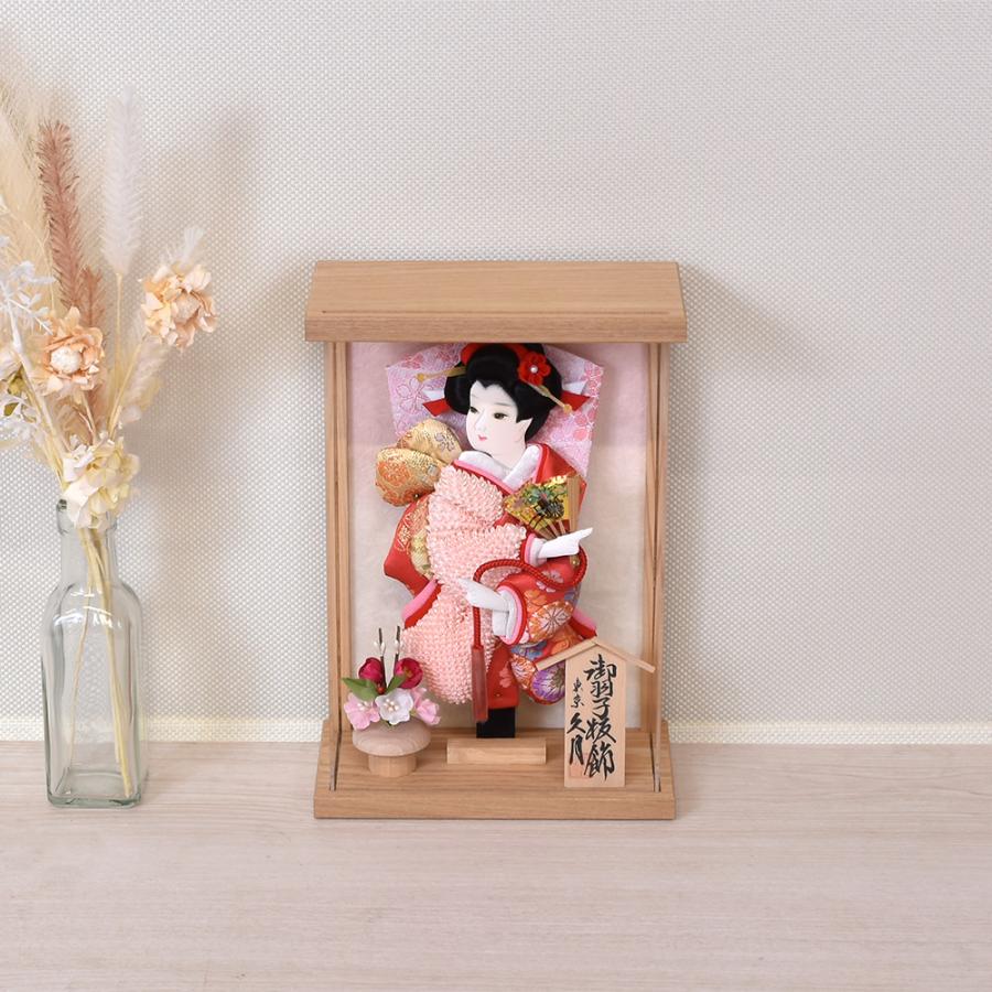 羽子板 壁掛け 久月 コンパクト 可愛い 白木 木目 軽量 おしゃれ 初正月 ミニ かべかけ 7号 アクリル 絞り 陣屋_3