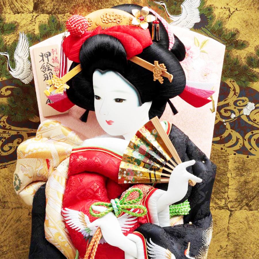 久月 羽子板 お祝い 初正月 羽子板飾り コンパクト ケース飾り