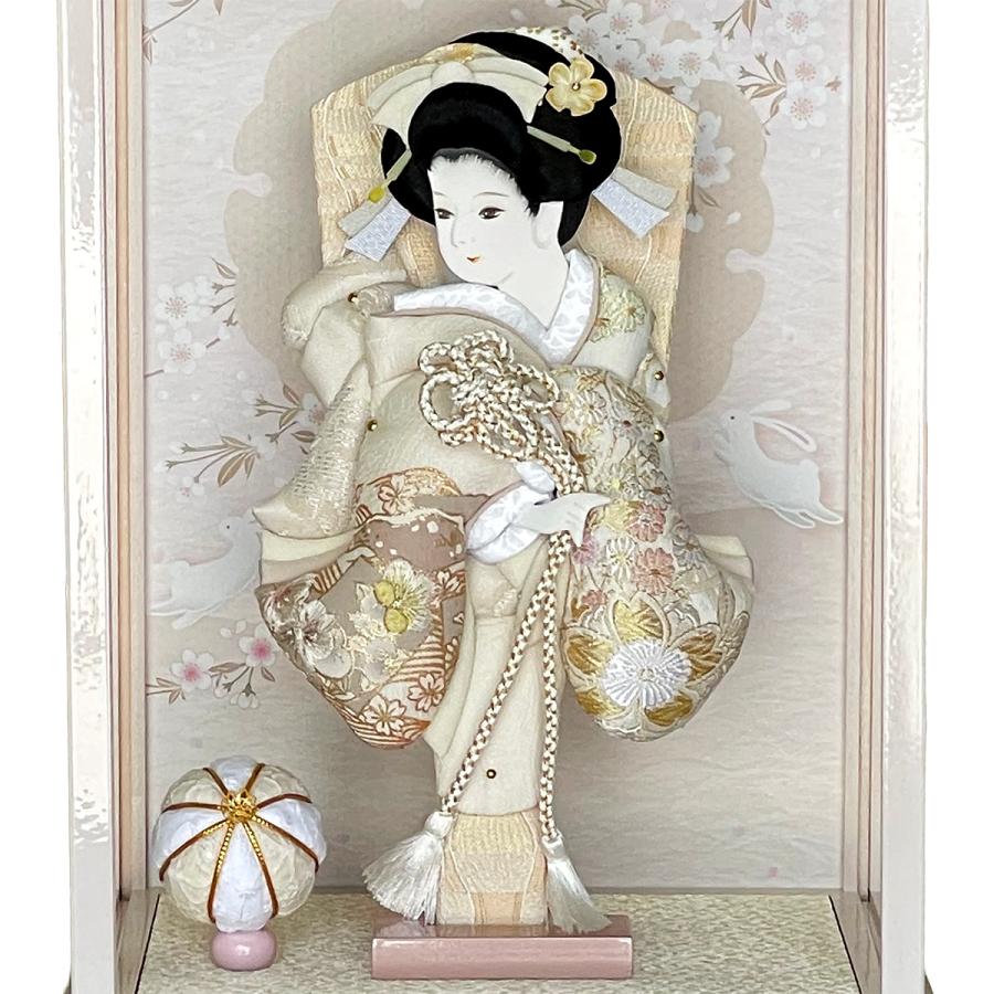 羽子板 コンパクト ミニ ベージュ くすみ お祝い ミニサイズ おしゃれ