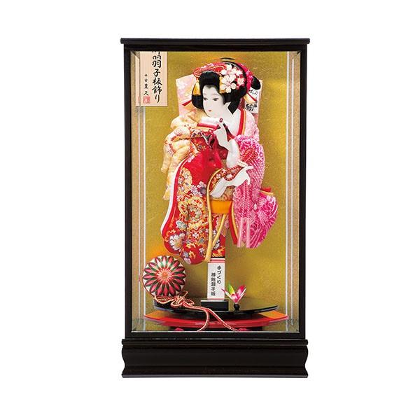 羽子板 お祝い 羽子板飾り 初正月飾り 15号 春日ガラスケース かわいい