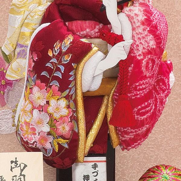 羽子板 お祝い 羽子板飾り 初正月飾り 8号 吉野 アクリルケース 初正月飾り 刺繍 ピンク おしゃれ かわいい コンパクト 2025 hj005_4