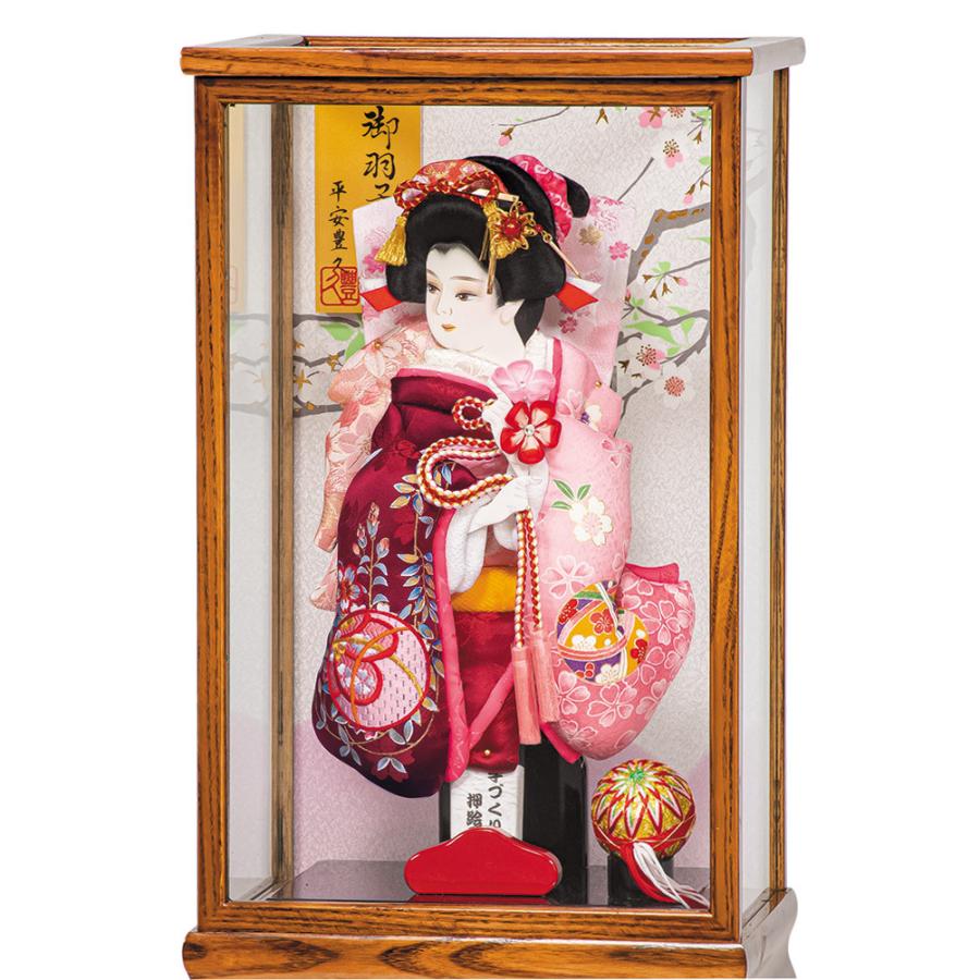 羽子板 お祝い 羽子板飾り 初正月飾り 10号 ケース 山科 ケース