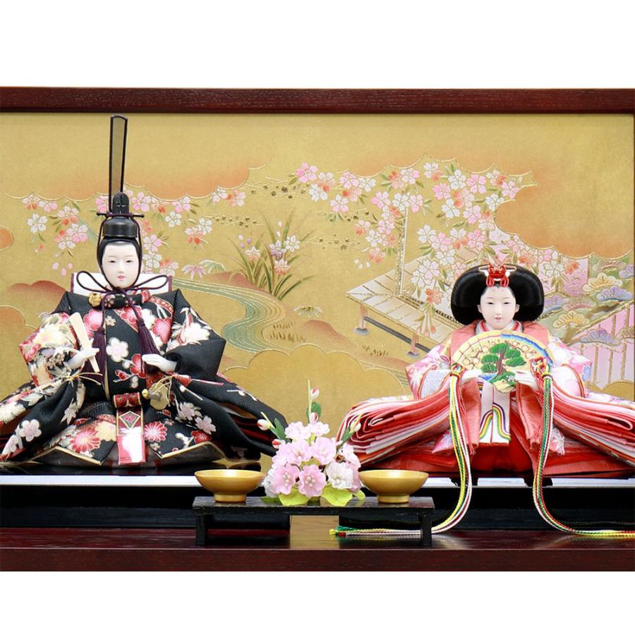 雛人形 ひな人形 お祝い 収納式 親王飾り 二人飾り 2人飾り 収納箱飾り おしゃれ かわいい おしゃれ 可愛い コンパクト     商品情報    横幅73×奥行43×高さ64cm雛人形
