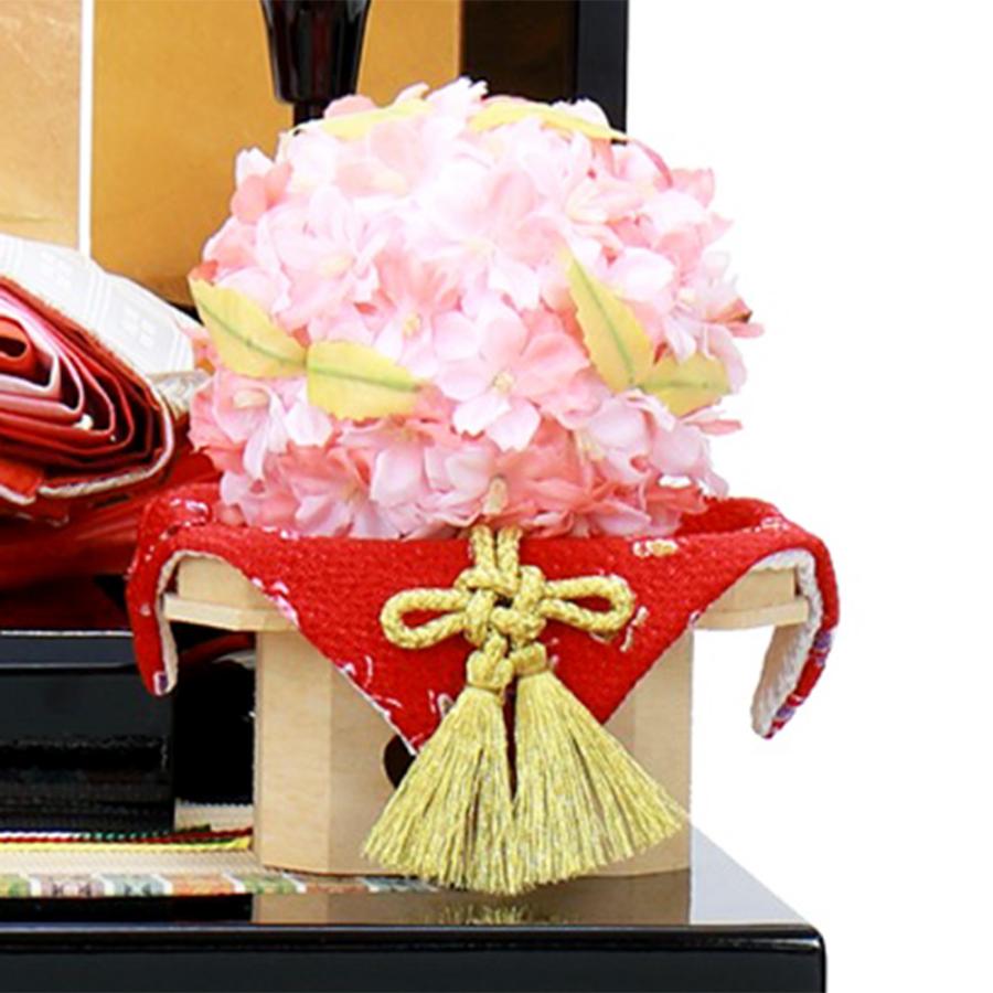 雛人形 ひな人形 お祝い 収納式 親王飾り 二人飾り 2人飾り 収納箱飾り おしゃれ かわいい おしゃれ 可愛い コンパクト