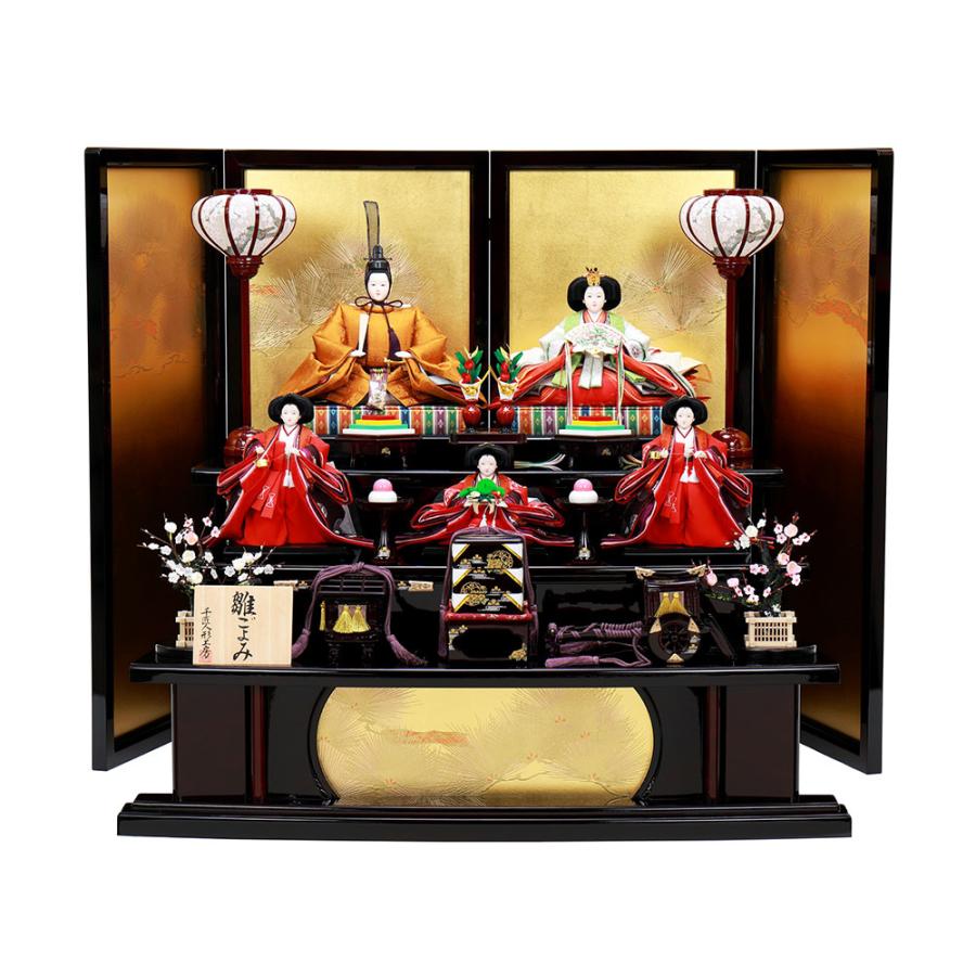 雛人形 ひな人形 お祝い 三段飾り 3段飾り 五人飾り 5人飾り おしゃれ かわいい おしゃれ 可愛い