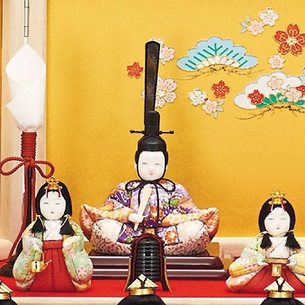 雛人形 木目込み 一秀 ひな人形 十五人飾り 15人 3段 三段 収納飾り