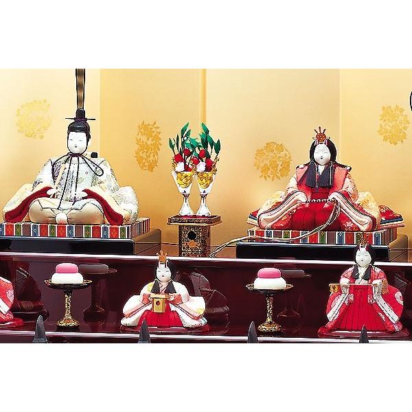 雛人形セット ひな祭り用 15体　木目込み 雛人形 木目込み 一秀 ひな人形 十五人飾り 15人 七段飾り 7段