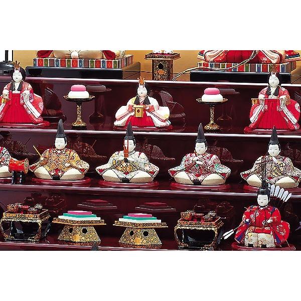 雛人形 木目込み 一秀 ひな人形 十五人飾り 15人 七段飾り 7段