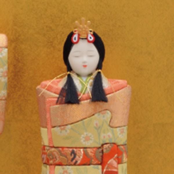 雛人形 木目込み 一秀 かわいい ケース飾り 立雛 立ち雛 親王飾り  