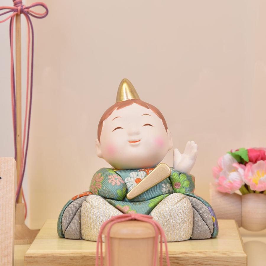 雛人形 変わり雛 木目込み 一秀 親王飾り かわいい シンプル モダン