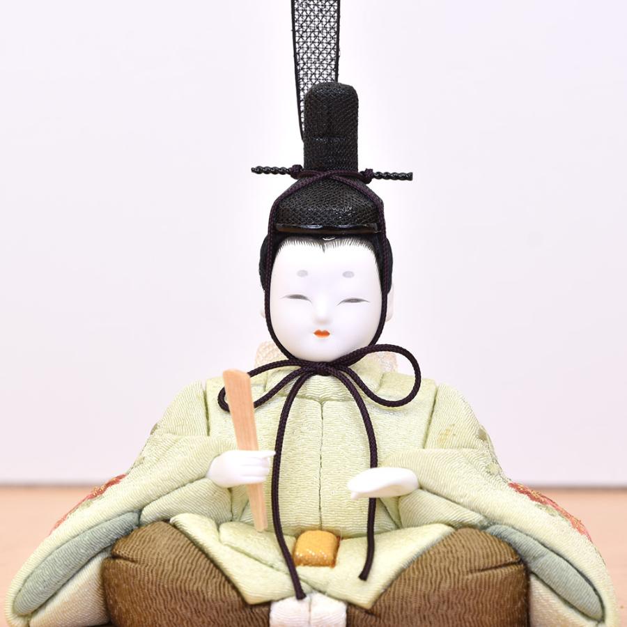 雛人形 コンパクト 木目込み 一秀 親王飾り かわいい シンプル モダン コンパクト ひな人形 平飾り 2人 2025 25-c-125_8