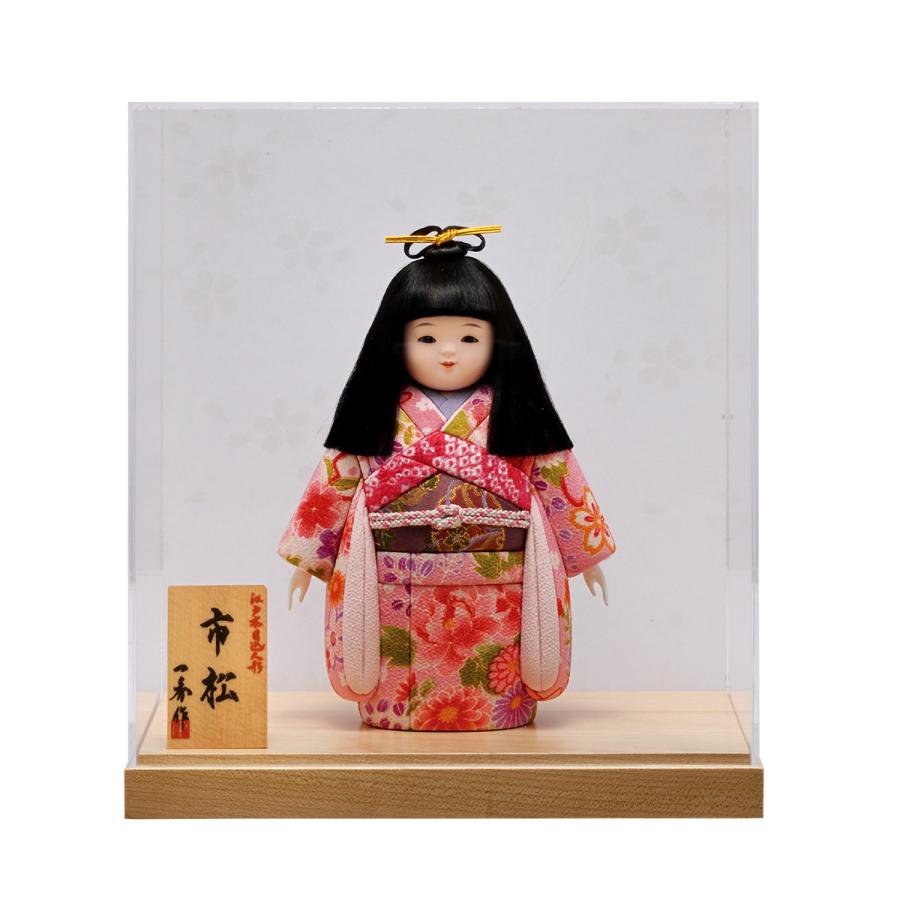 市松人形 ケース飾り コンパクト いちまつ 雛人形 かわいい 女の子