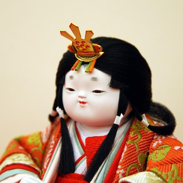雛人形 幸一光 ひな人形 衣装着 コンパクト ミニ 花小町 親王飾り 平