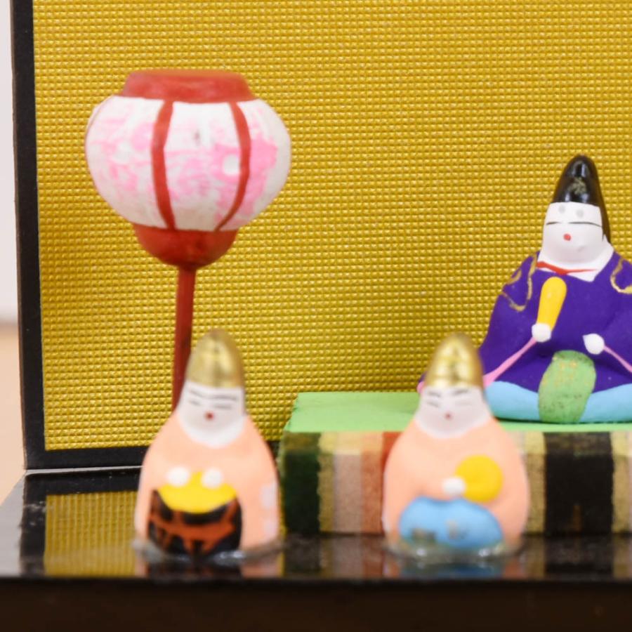 瞬間的お値下げ‼️アンティークミニ雛人形　希少品！雛壇飾り土人形　可愛い 瞬間的お値下げ‼️アンティークミニ雛人形 希少品！雛壇飾り土人形