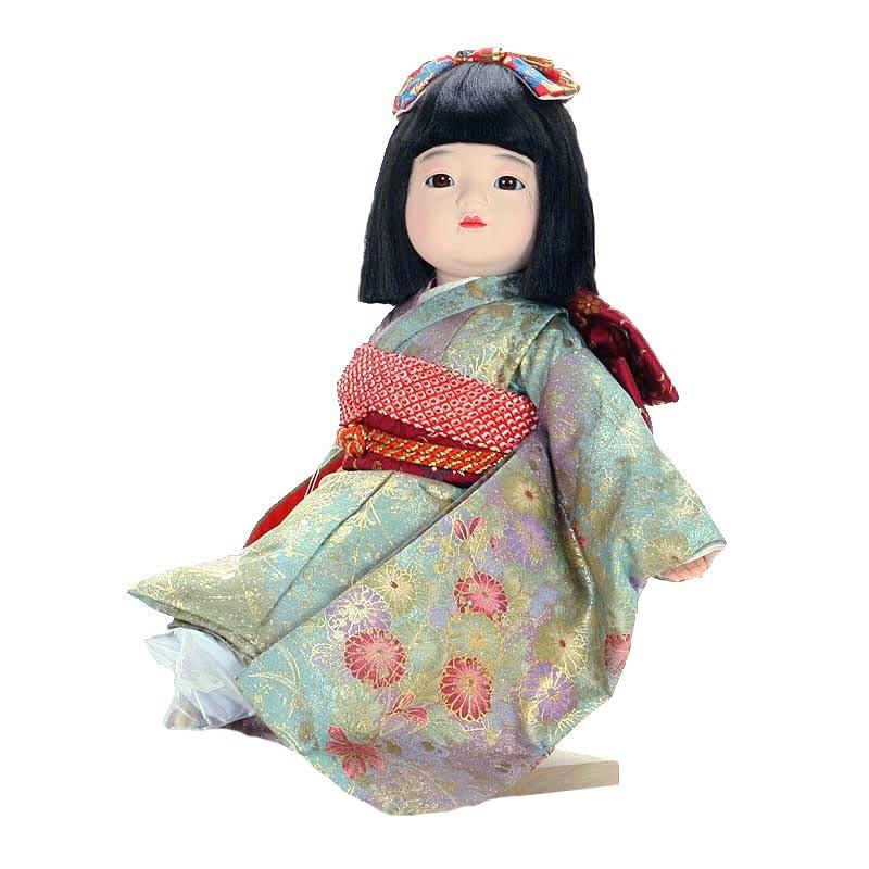 市松人形 抱き人形 おしゃれで可愛いお顔の 童人形 座り台座付き 13号 瞳 022 Rsuwilliambooth Com